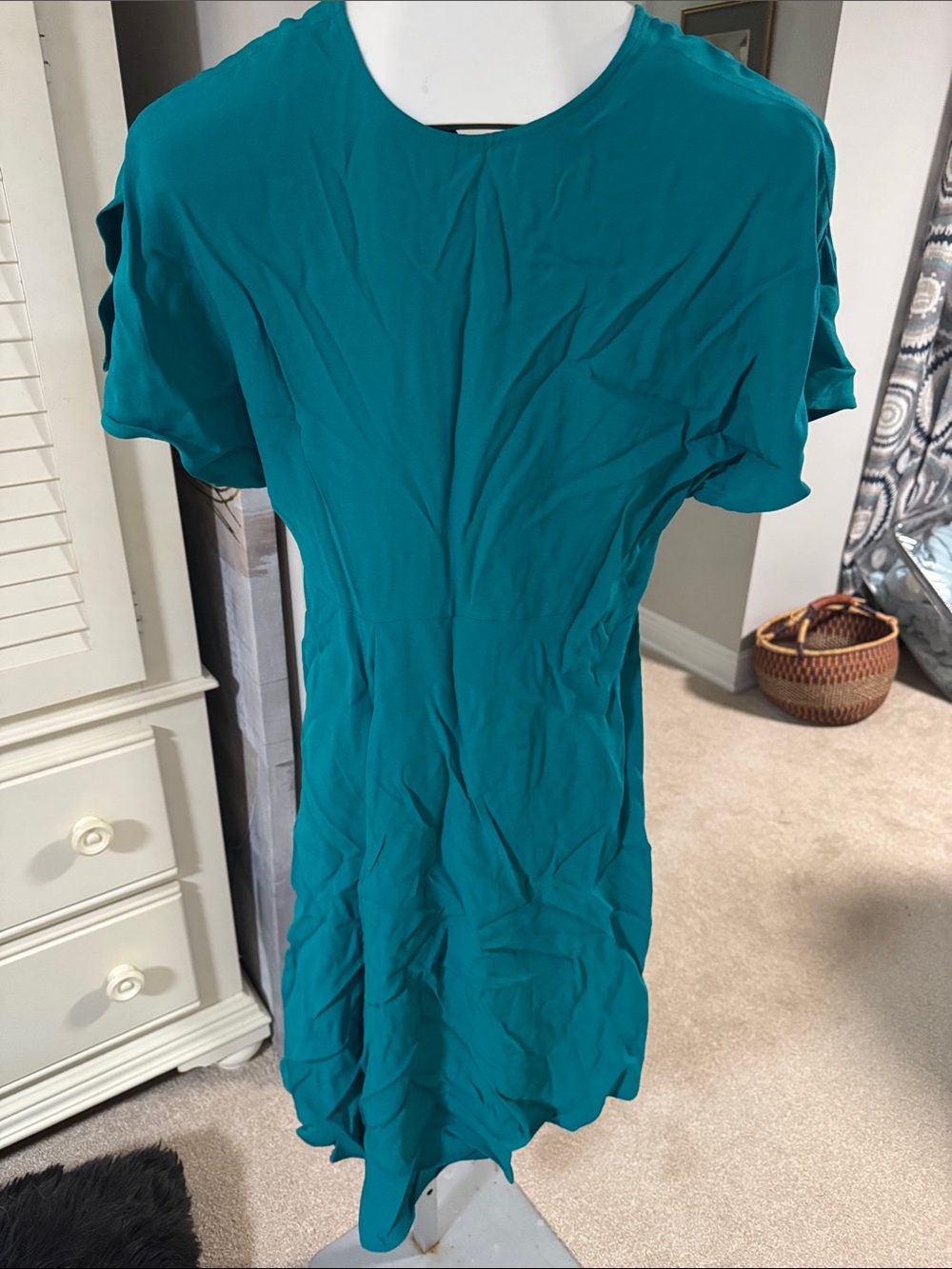 Lewit Teal Midi Dress